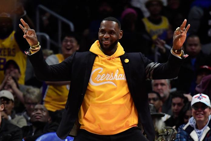 「詹皇」LeBron James。 圖／美聯社／達志影像