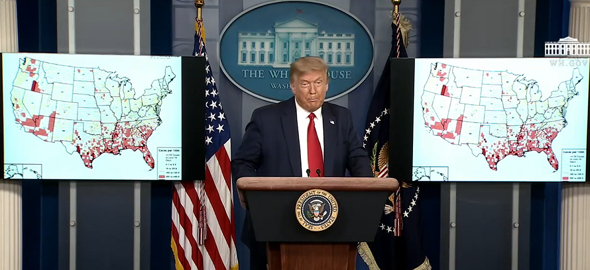 美國總統川普 圖：截自White house推特