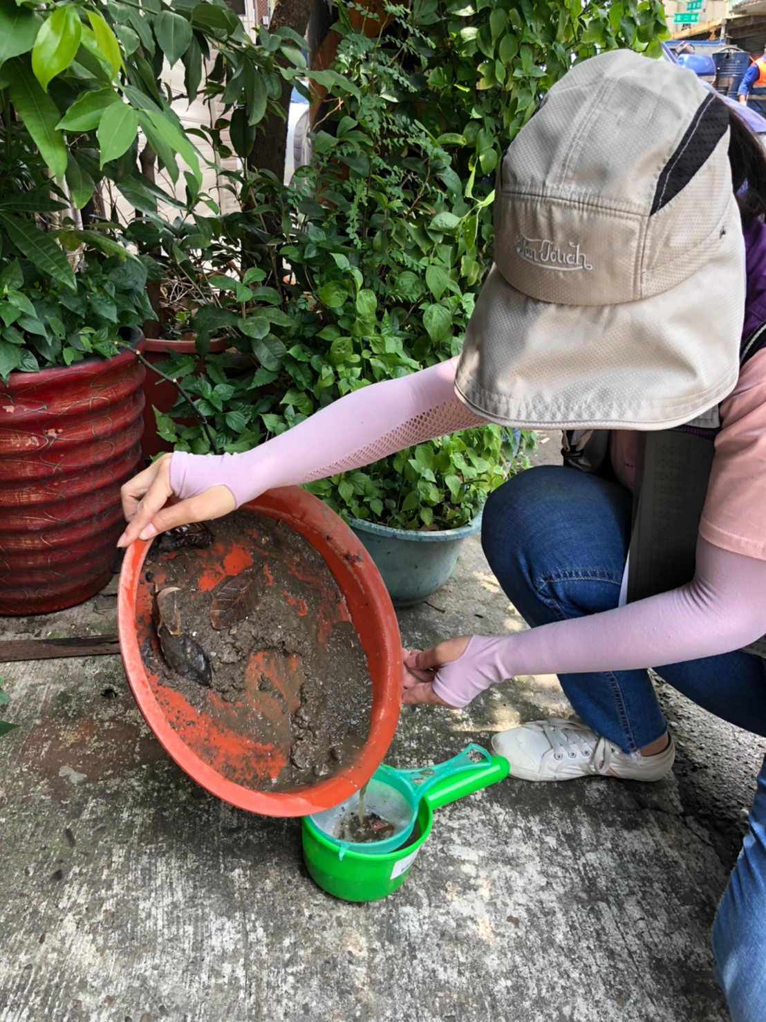 桃園市衛生局於25日完成家戶內外化學防治噴藥及孳生源清除作業。 圖：桃園市衛生局提供