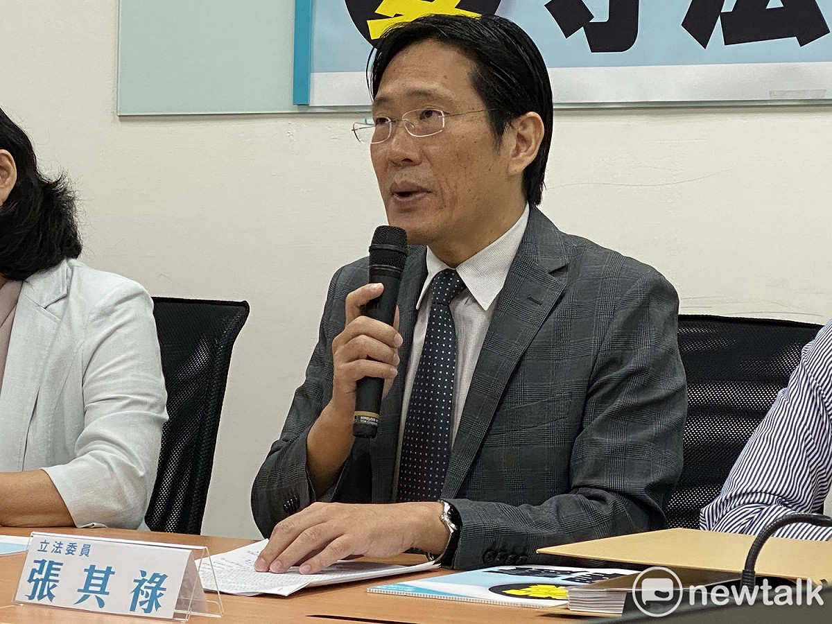 民眾黨團副總召張其祿。 圖：周煊惠／攝