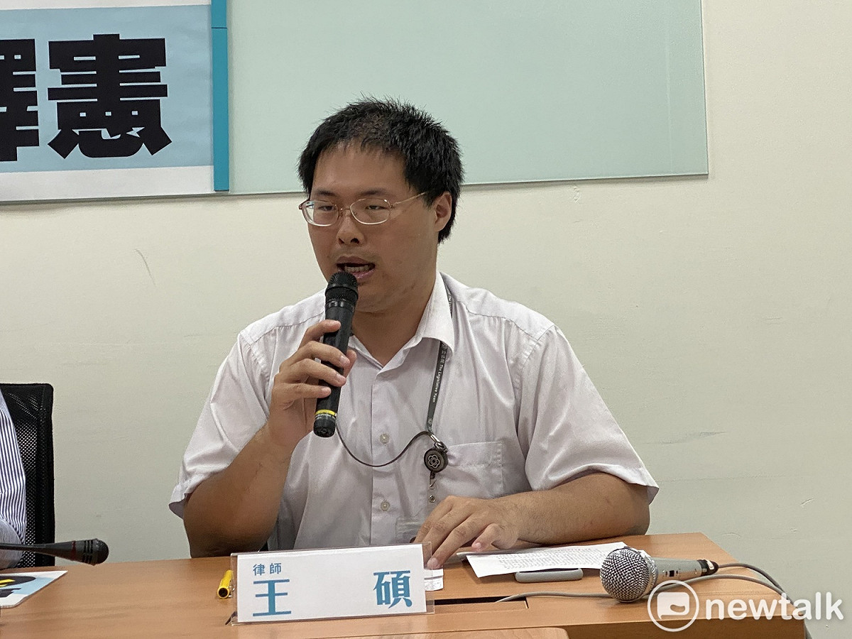 律師王碩。 圖：周煊惠／攝