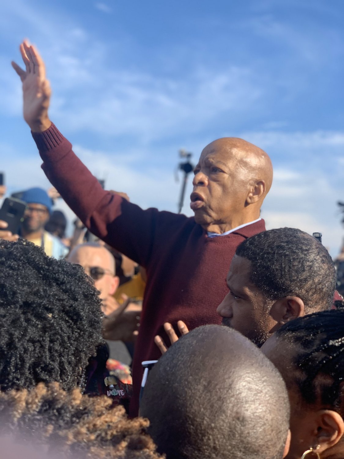 美國黑人民權領袖路易斯 翻攝自約翰．路易斯（John Lewis）推特