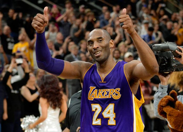 湖人傳奇Kobe Bryant。 圖／美聯社／達志影像