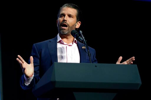 美國總統川普（Donald Trump）長子小川普（Donald Trump Jr.） 圖：達志影像/美聯社
