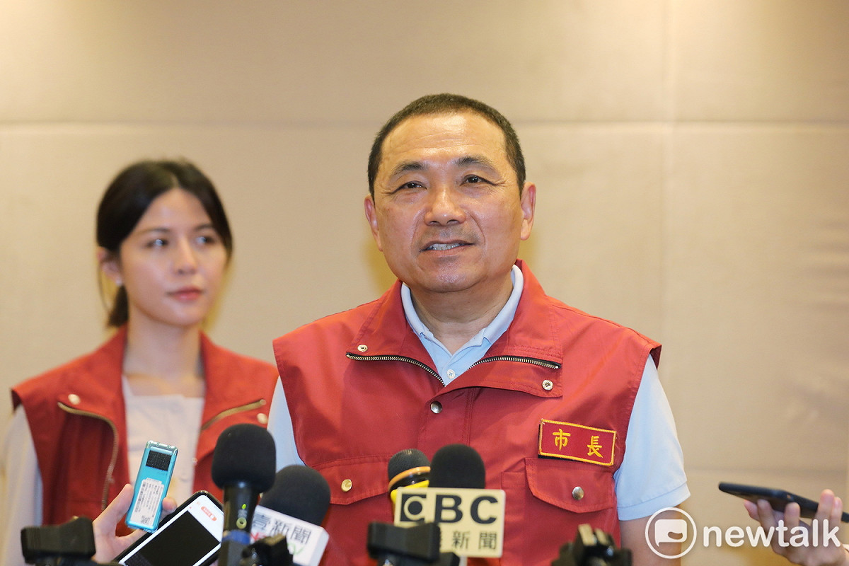 侯友宜說，任何曾經過往的同事，不管是長官、部屬都是他永遠的好朋友。 圖：林昀真／攝