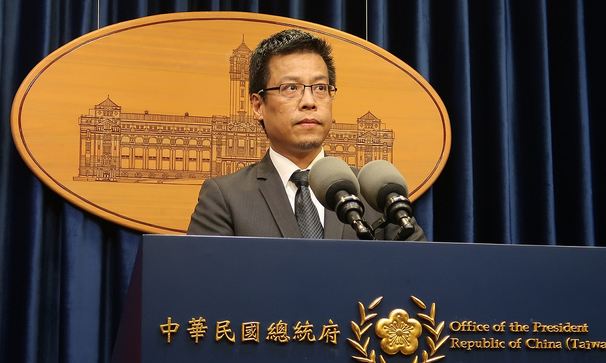 總統府發言人黃重諺 圖：林朝億/攝
