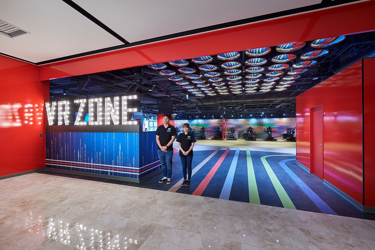 日本最大VR_ZONE由宏匯廣場灣取得台灣獨家經營權。 圖：新北市經發局提供
