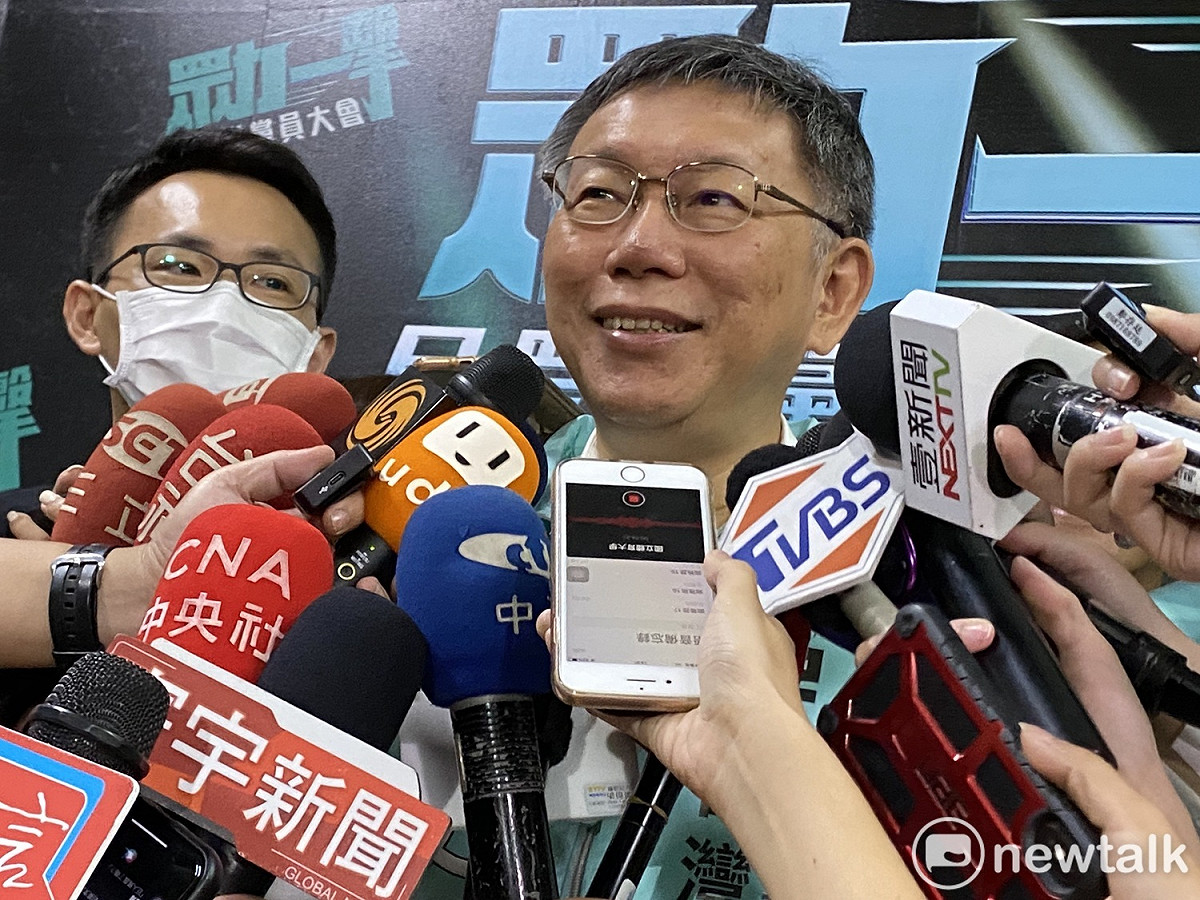柯文哲被認為搬「佛祖」出來躲失言。（資料照） 圖：周煊惠 ／攝