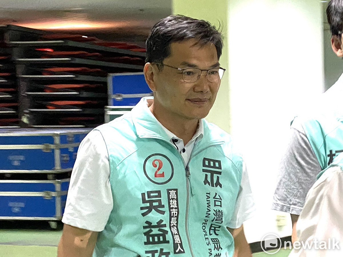 民眾黨高雄市長參選人吳益政。 圖：周煊惠 ／攝