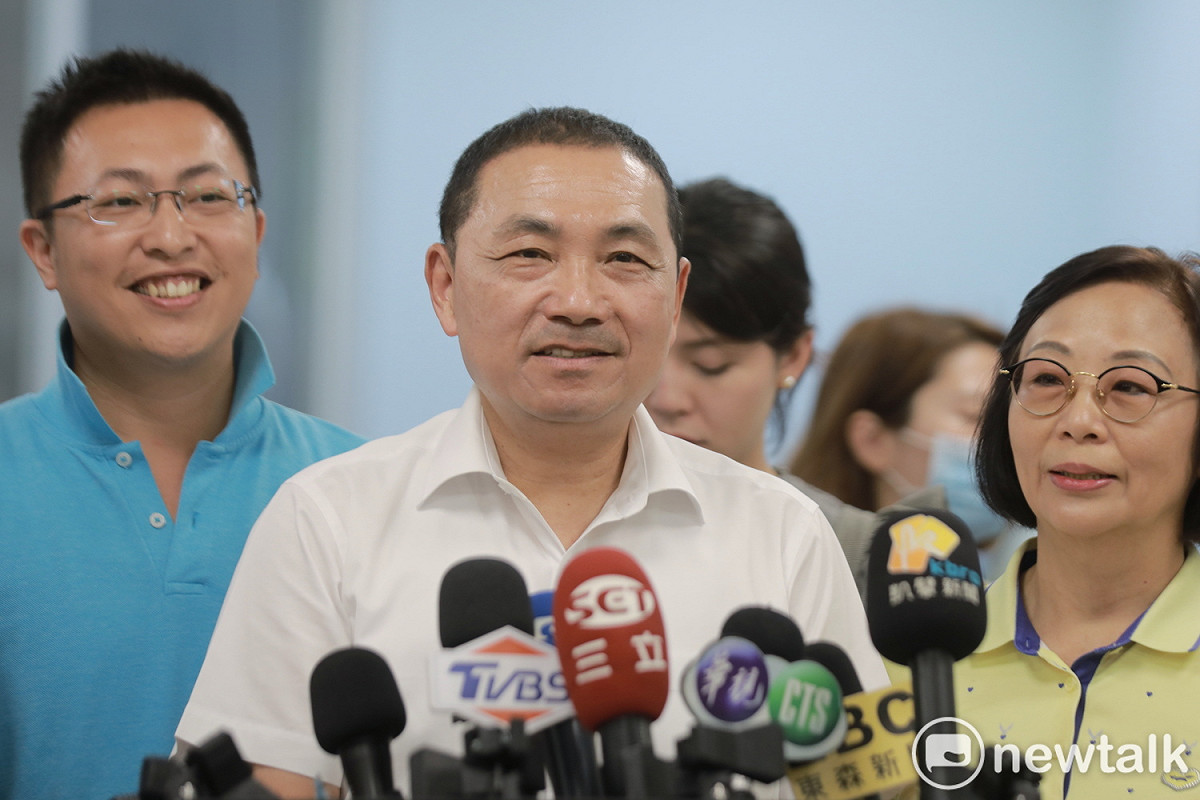 侯友宜再次喊話中央盡快針對入境者全面普篩，防範疫情第二波攻擊。 圖：林昀真／攝