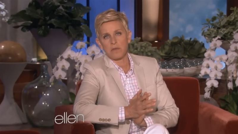 艾倫狄珍妮決定要放下主持棒，希望藉此平息風波。 圖：翻攝自TheEllenShow Youtube