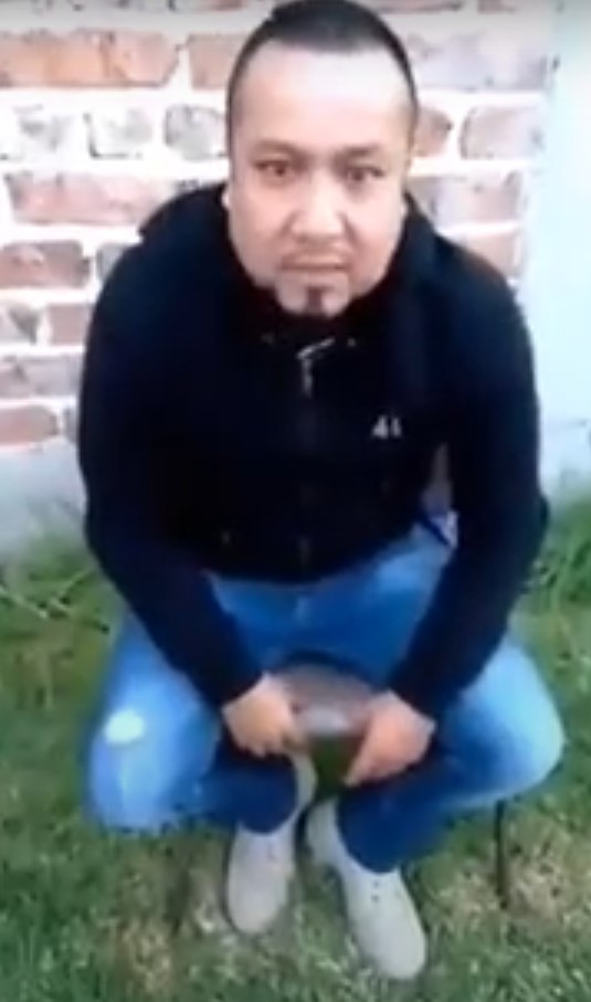 墨西哥安全部隊在當地時間星期日逮捕聖羅莎德利馬卡特爾領袖奧爾提茲 。 圖：截取自youtube