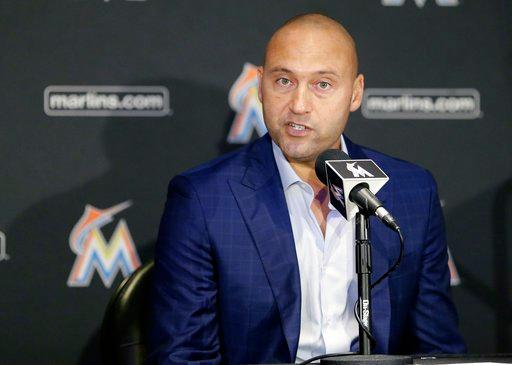 Derek Jeter 如願以償成為馬林魚隊老闆。 圖／美聯社／達志影像