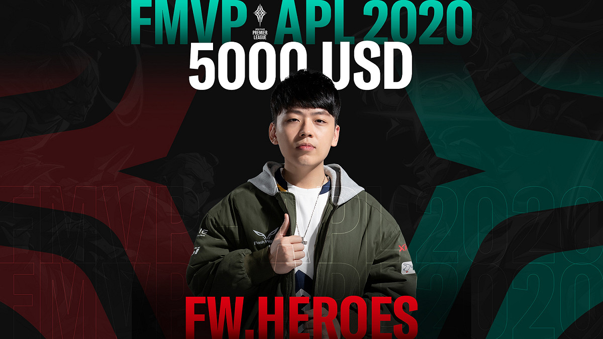FW的Heroes以出色表現被選為2020 APL的FMVP 圖：Garena/提供