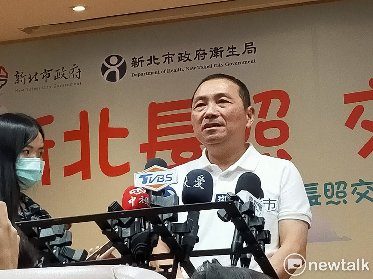 侯友宜表示，入境者全面普篩非他個人意見，而是許多醫界專家都如此建議，他只是代為轉達專家意見給中央知道而已。 圖：林昀真／攝