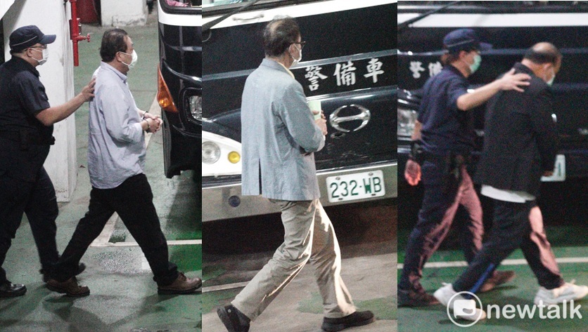 台北地方法院日前裁定立委蘇震清、陳超明、廖國棟（左至右圖）收押禁見。 圖：張良一/攝影（新頭殼合成）