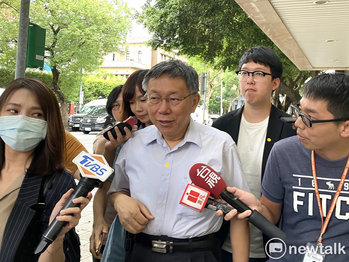 民眾黨主席柯文哲。 圖：周煊惠 ／攝