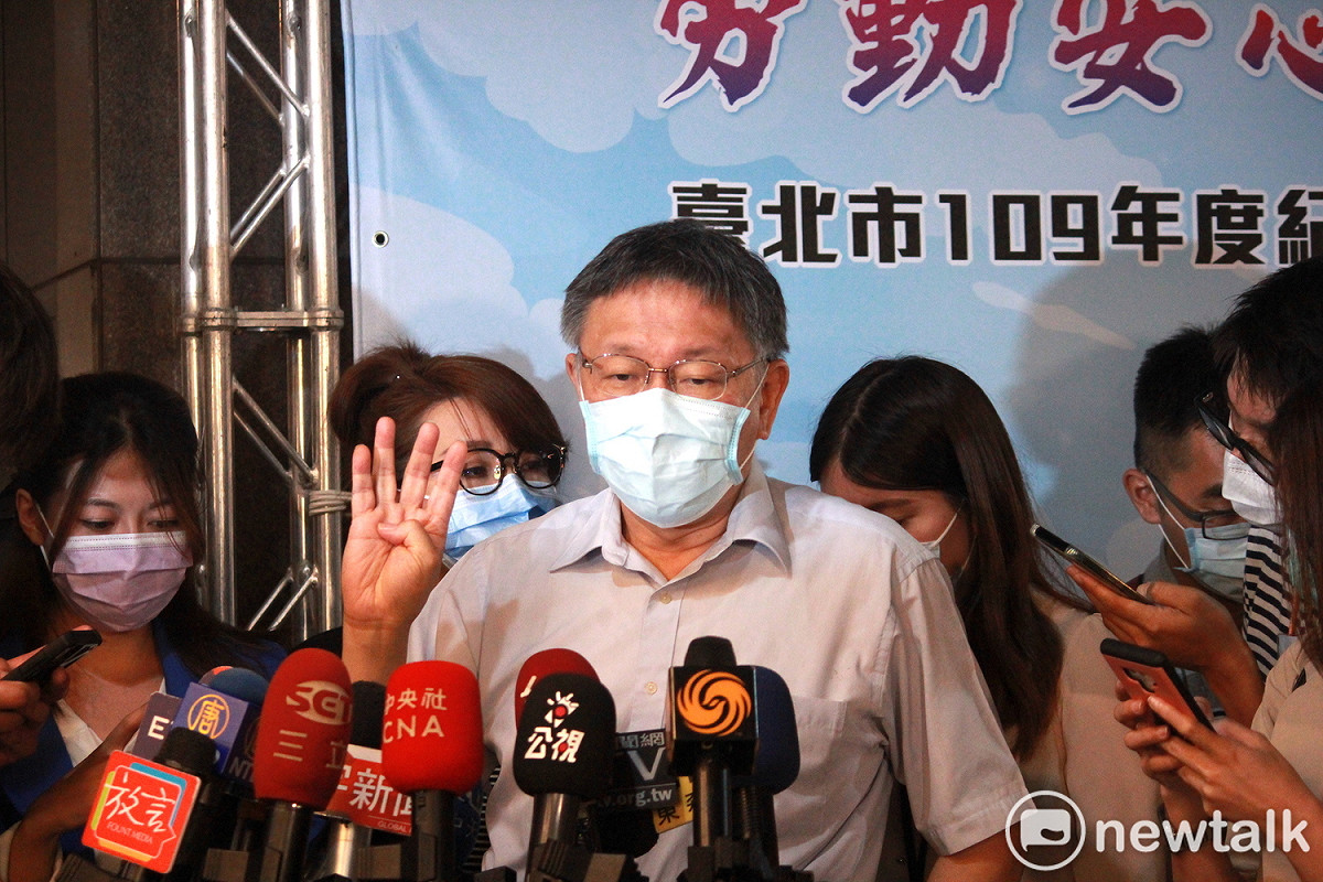 台北市長柯文哲。 圖：周煊惠 ／攝（資料照）