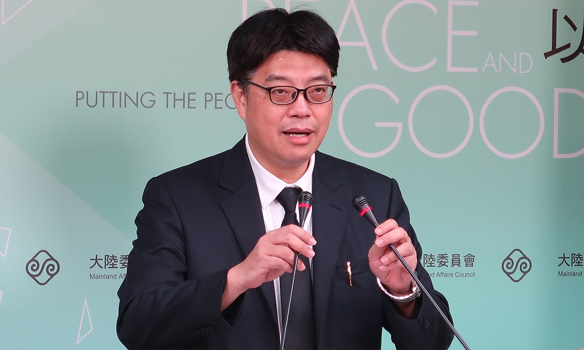 陸委會副主委邱垂正 圖：林朝億/攝