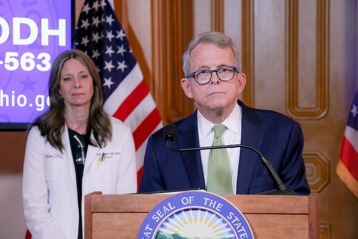 美國俄亥俄州州長狄懷恩（Mike DeWine）。 圖 : 翻攝自俄亥俄州長辦公室