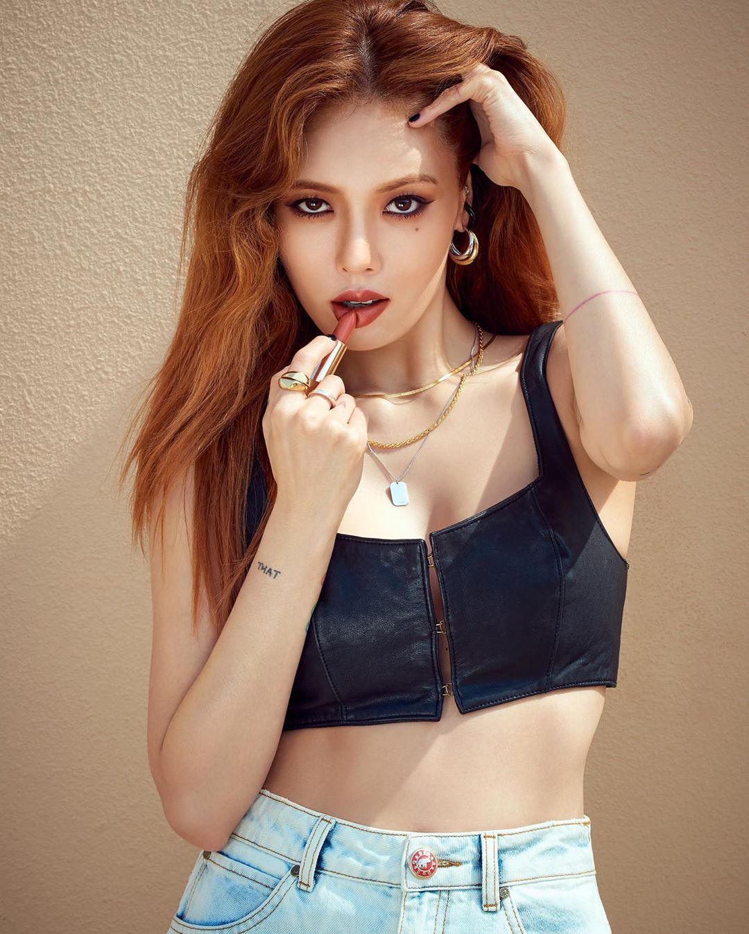 向來是火辣性感代名詞的泫雅，卻沒有進入韓國女生最想成為的身材排行內。 圖：翻攝自泫雅IG