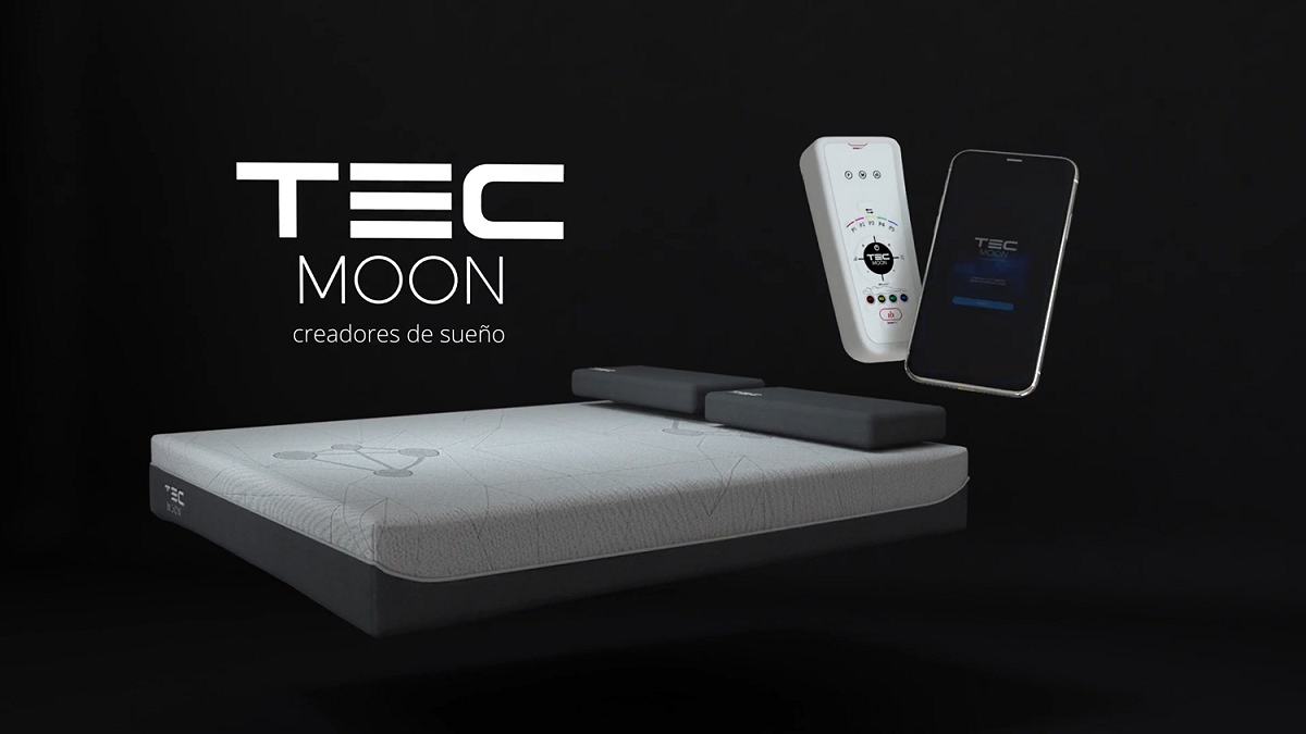 西班牙公司TEC MOON所研發的抗武肺病毒床墊。 圖：翻攝自TEC MOON Youtube