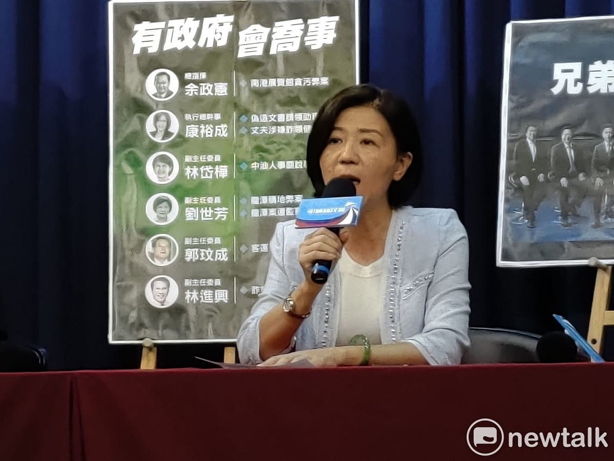 國民黨文傳會主委王育敏。 圖：黃建豪/攝