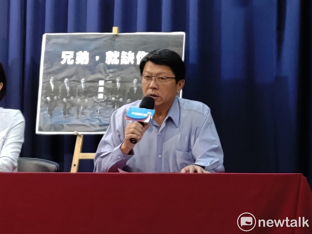 李眉蓁競選團隊發言團召集人謝龍介。 圖：黃建豪/攝（資料照）