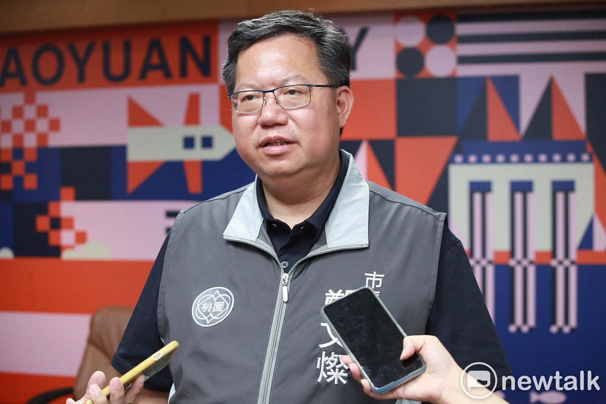 鄭文燦呼籲全世界的自由力量應該團結起來，支援香港。  圖：林昀真／攝