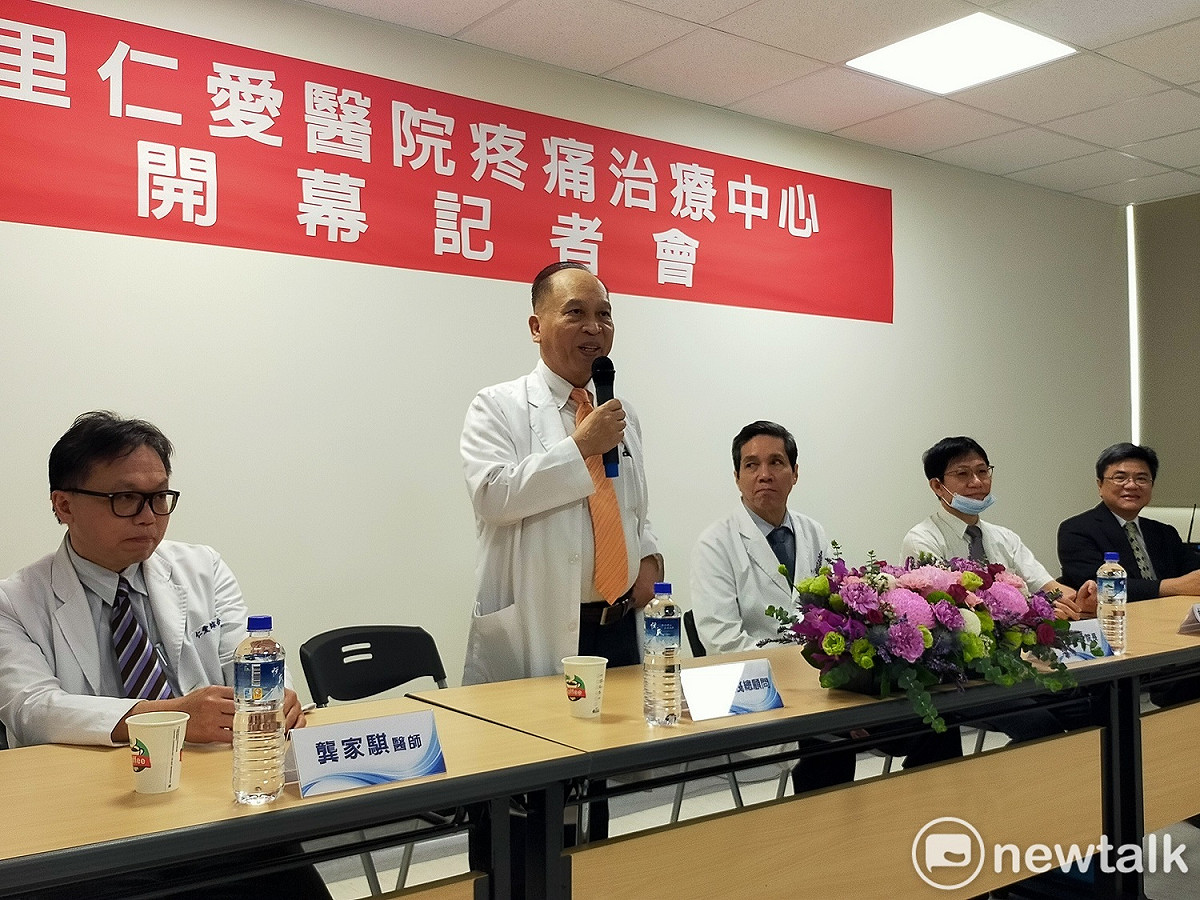 大里仁愛醫院的院疼痛科是總顧問詹廖明義於1985年創立。 唐復年/攝