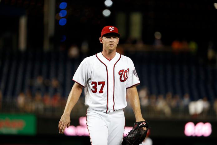 國民隊「天才小史」Stephen Strasburg。 圖／美聯社／達志影像