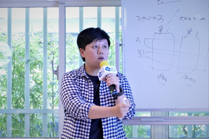 創辦人之一邱瓊玉參加創夢市集加速器計畫。 圖：創夢市集/提供