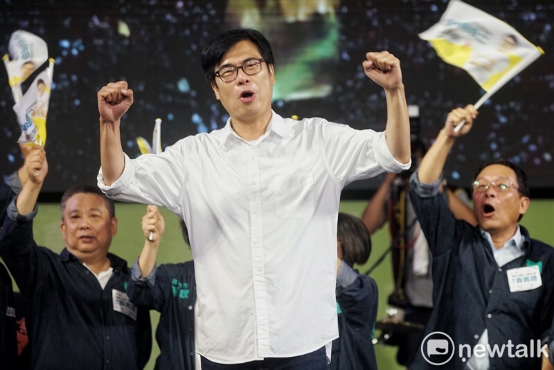 民進黨籍的陳其邁在高雄市長補選中勝出。 圖：張良一 / 攝