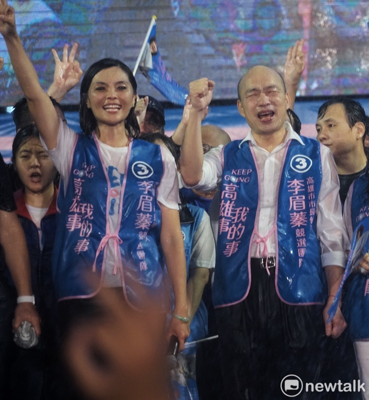 韓國瑜曾說：「高雄有130萬朋友沒有出來投票」，不料國民黨李眉蓁這次只拿下24萬8,478票。 圖：張良一/攝(資料照片)