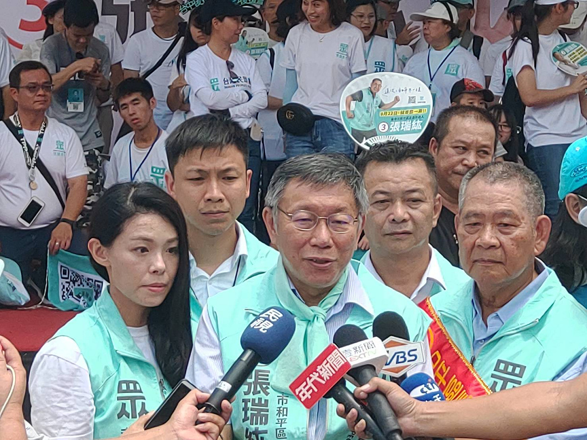 民眾黨主席柯文哲。 圖：民眾黨 / 提供