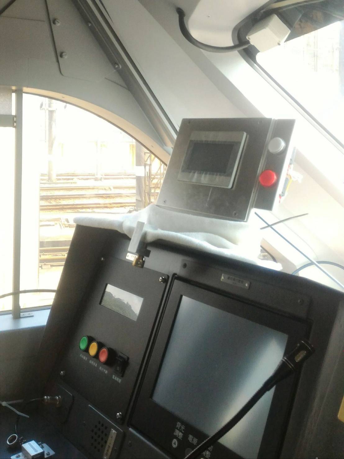 ATP限速備援系統測試。 圖：交通部臺灣鐵路管理局/提供
