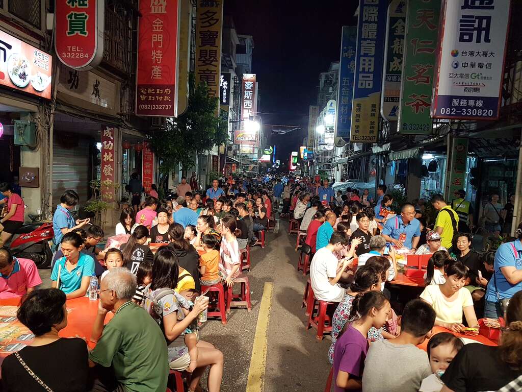 金門辦理博餅鄉鎮賽的盛況。 圖：翻攝自金門觀光旅遊網