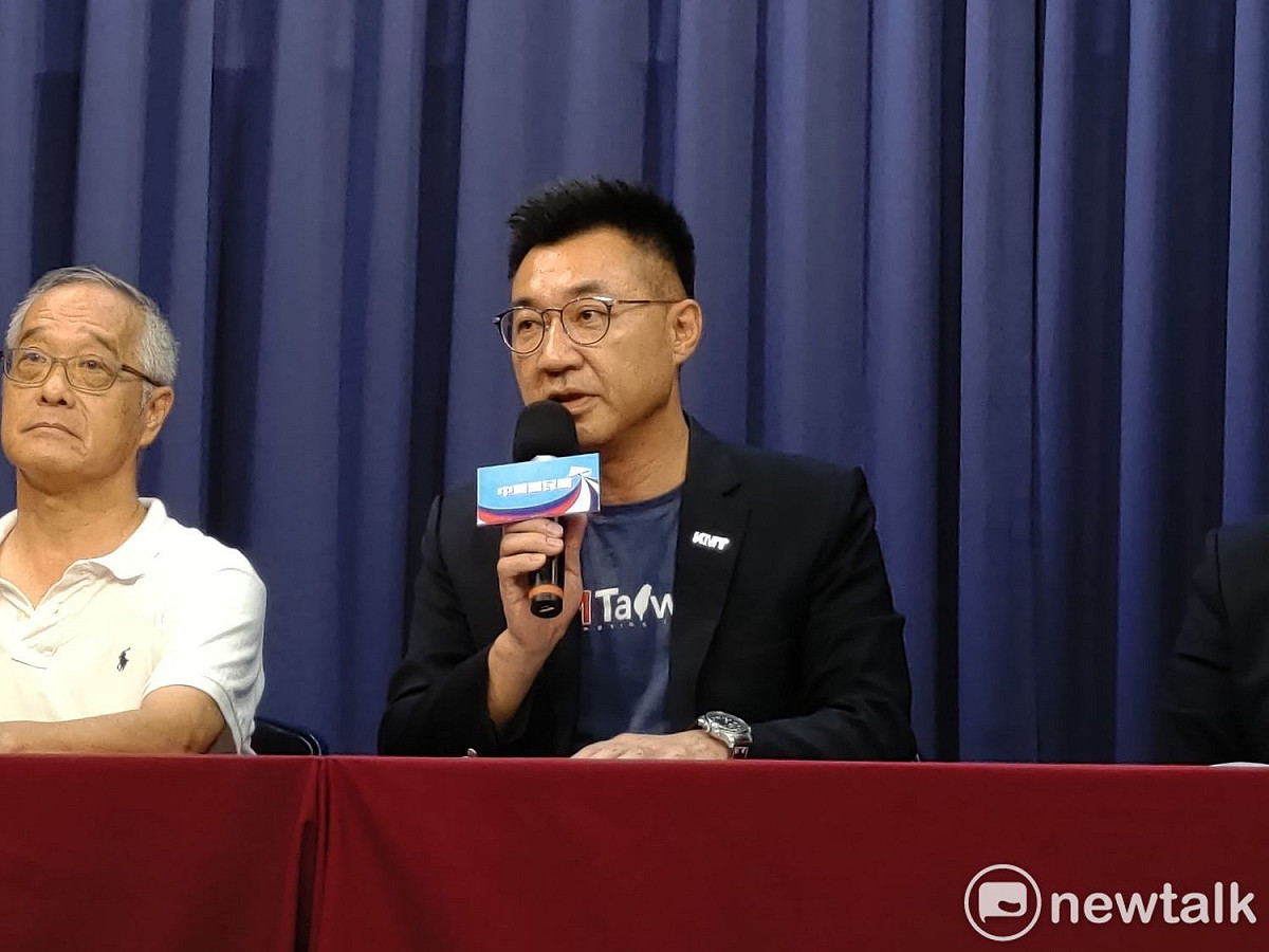 國民黨主席江啟臣。 圖：黃建豪/攝