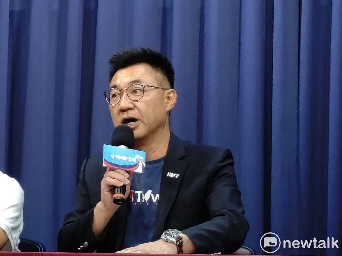 國民黨主席江啟臣。 圖：黃建豪/攝