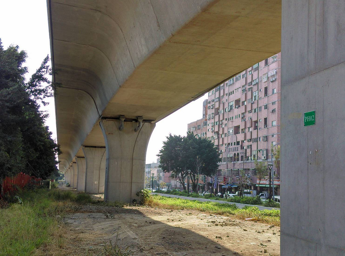 圖中地區將規劃為精武停車場 圖：交通部鐵路局/提供