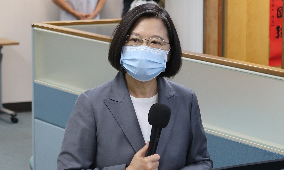 總統蔡英文出席民進黨中常會（資料照片） 圖：林朝億/攝