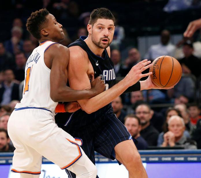魔術中鋒Nikola Vucevic。 圖／美聯社／達志影像