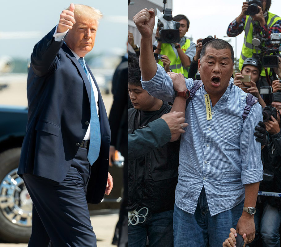 美國共和黨籍參議員史考特（Rick Scott）今天致函香港行政長官林鄭月娥，要求她立即釋放黎智英等人。 圖：新頭殼合成