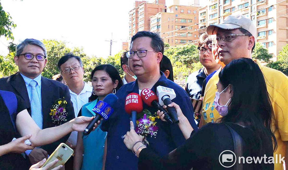 鄭文燦認為防疫工作要中央跟地方同心協力、步驟統一，防疫效果才會好。 圖：林昀真/攝