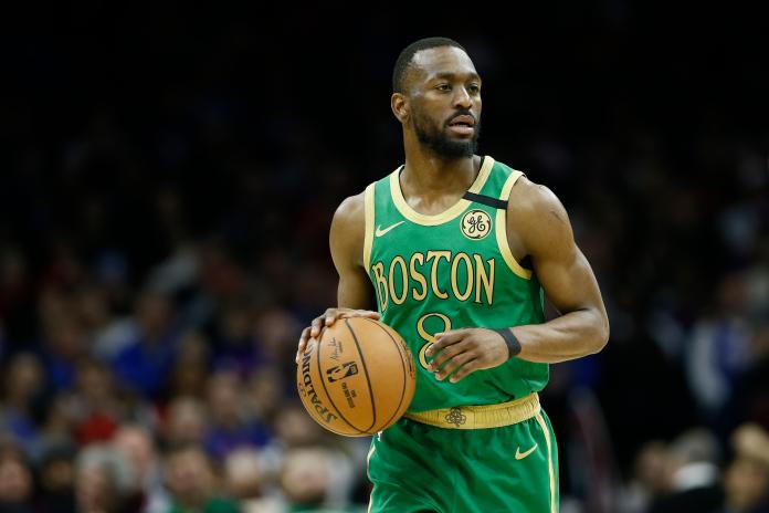 塞爾提克主控Kemba Walker率隊晉級。 圖／美聯社／達志影像