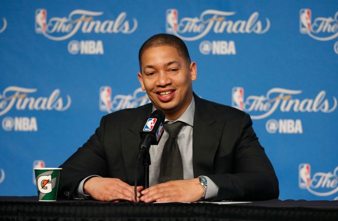 前騎士教頭、現任快艇助教Tyronn Lue。 圖／美聯社／達志影像