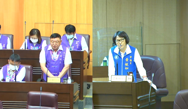市議員黃婉如指出，依民俗習慣，幫別人家辦喪事，對其家族來說是很不尊重的大事。 圖：林昀真／翻攝