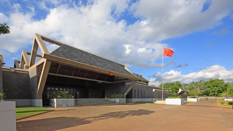 中國駐南非大使館。 圖：翻攝自陝西昇安保溫材料有限公司
