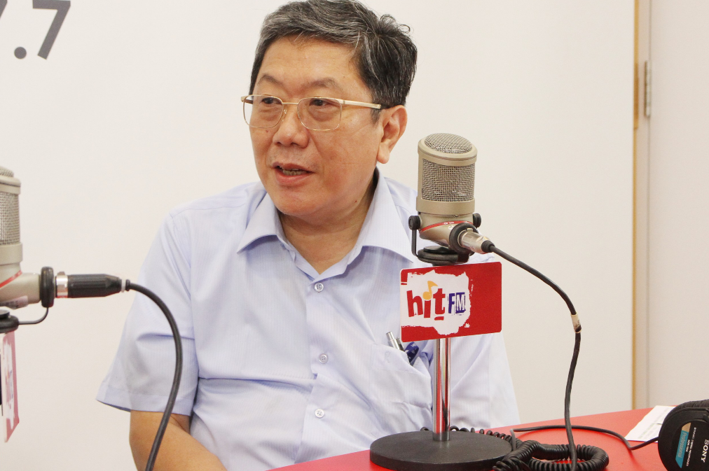 中央疫情指揮中心專家小組諮詢委員李秉穎。 圖：Hit Fm《周玉蔻嗆新聞》製作單位/提供