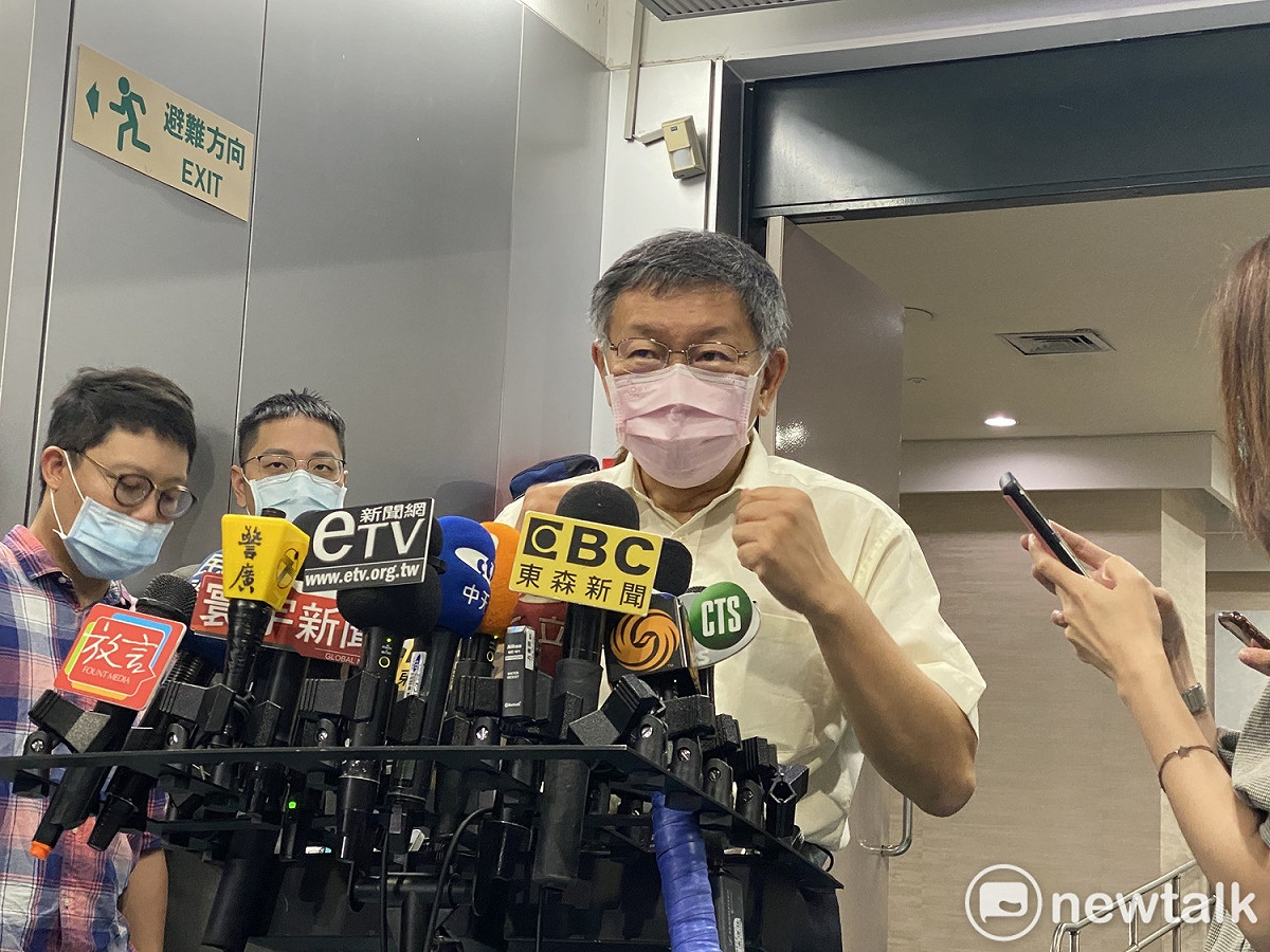 台北市長柯文哲。 圖：周煊惠／攝